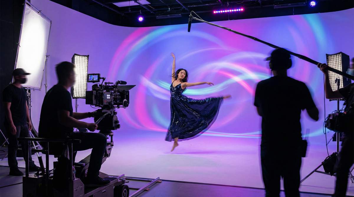 眼镜娘视频演示：舞蹈MV幕后花絮