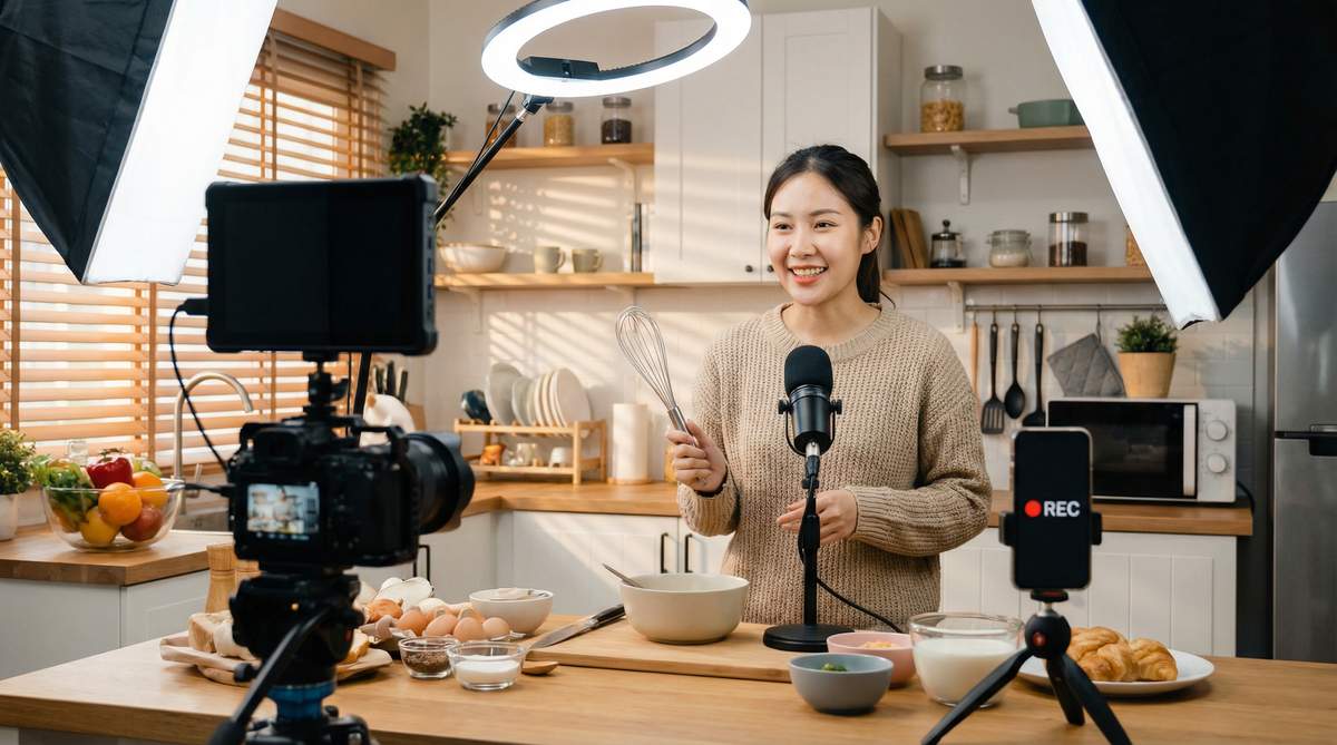 眼镜娘生活视频：美食制作教程分享