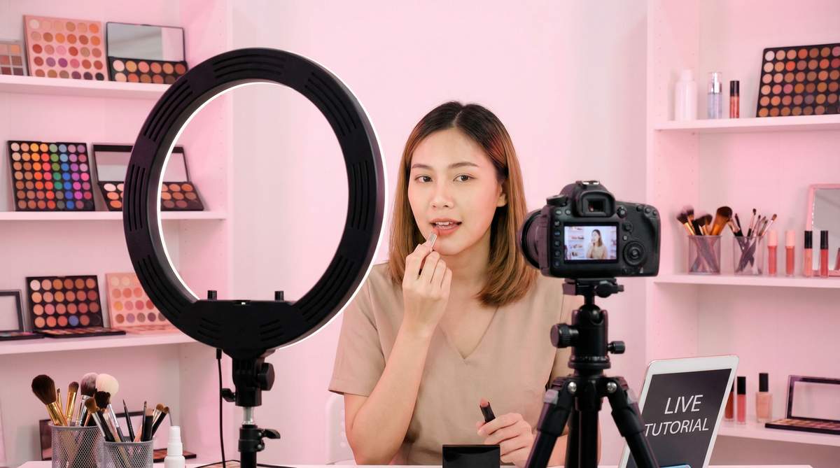 眼镜娘美妆视频教程：日常妆容分享